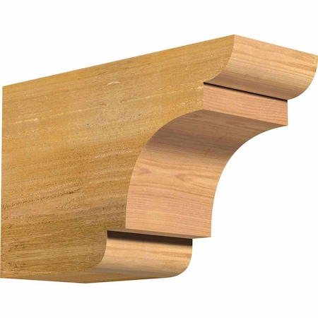 Ekena Millwork New Brighton Rough Sawn Rafter Tail, Western Red Cedar, 6"W x 10"H x 16"L RFT06X10X16NEB00RWR